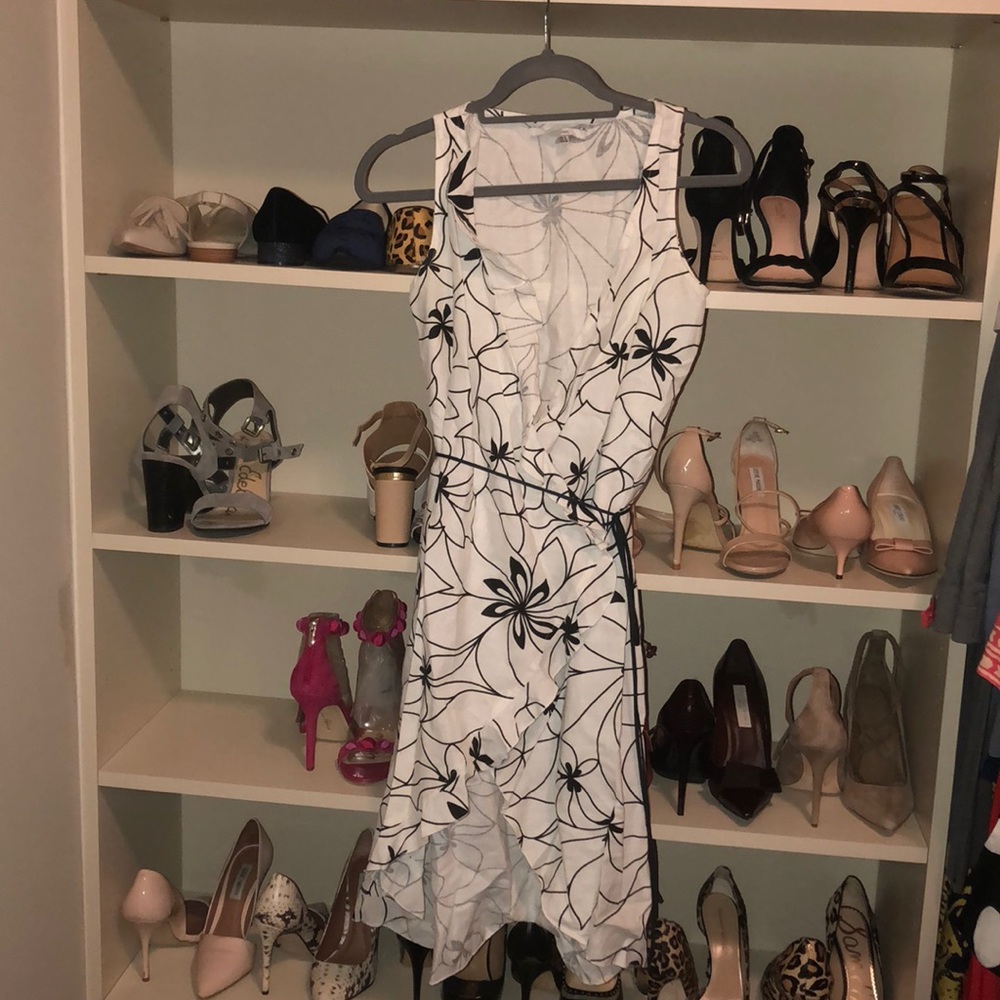 Zara Wrap Dress Sz M